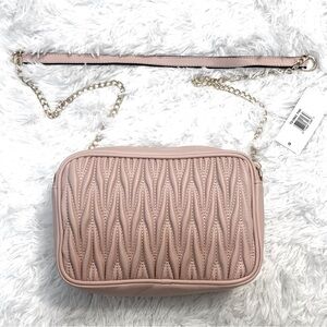 Unni Women’s Pink/Gold Vegan Leather Handbag